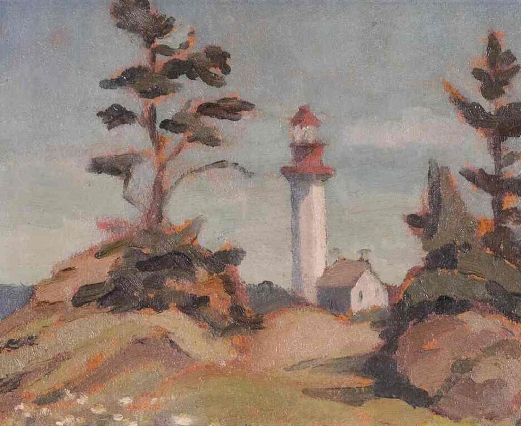 Naomi Jackson Groves (1910-2001) - The Light House, Metis Beach, Quebec