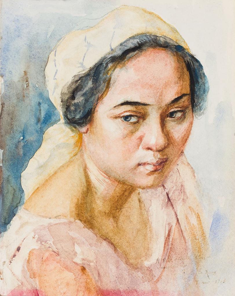 Fabián de la Rosa (1869-1937) - Portrait of a Woman