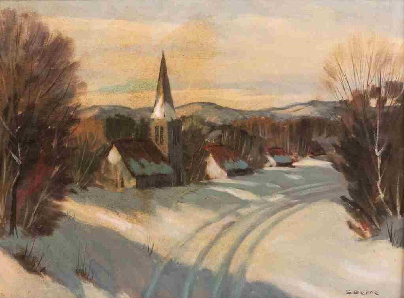 Sydney Martin Berne (1921-2013) - Winter landscape