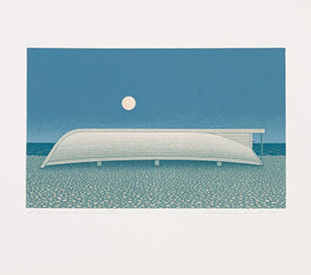 Christopher John Pratt (1935-2022) - A Boat and the Moon