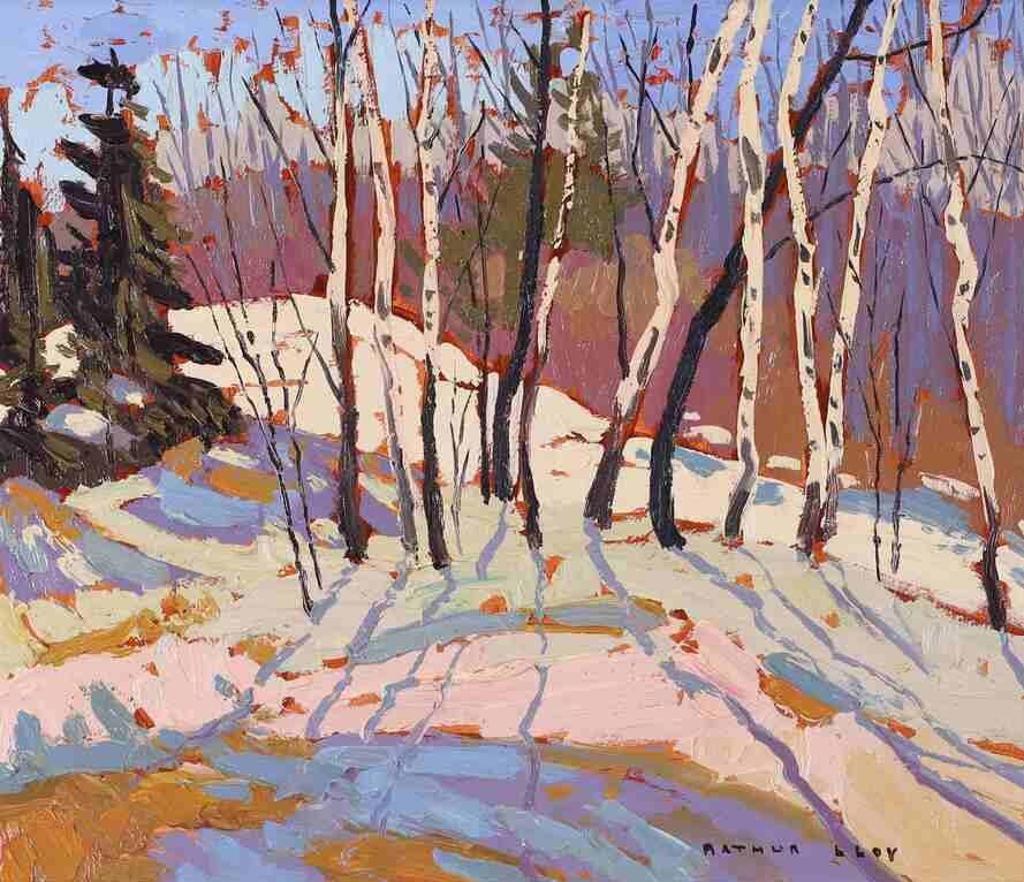 Arthur George Lloy (1929-1986) - Hillside At Maple Lake; 1984