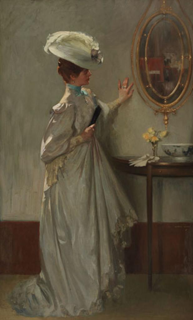 George Henry (1858-1943) - The Mirror