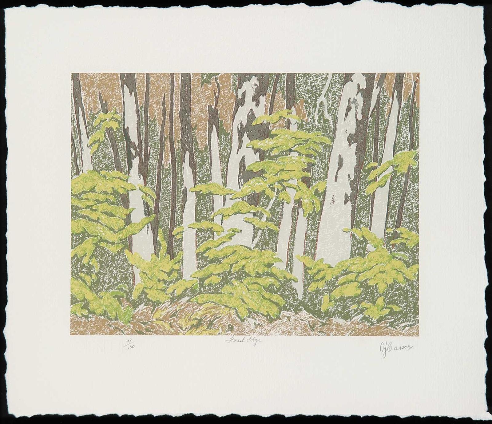 Alfred Joseph (A.J.) Casson (1898-1992) - Forest Edge [Green]  #48/150