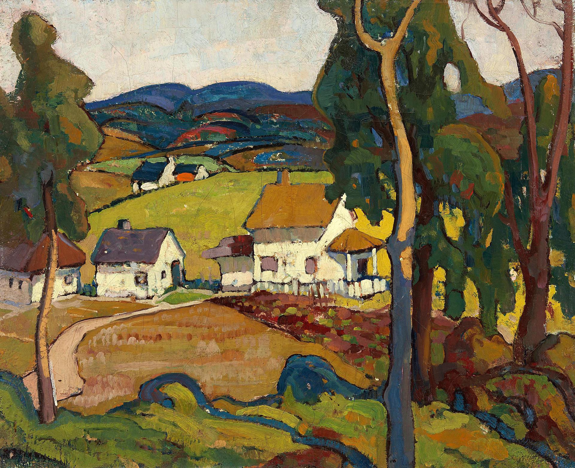 Henrietta Mabel May (1877-1971) - Summer Landscape, Knowlton, Quebec