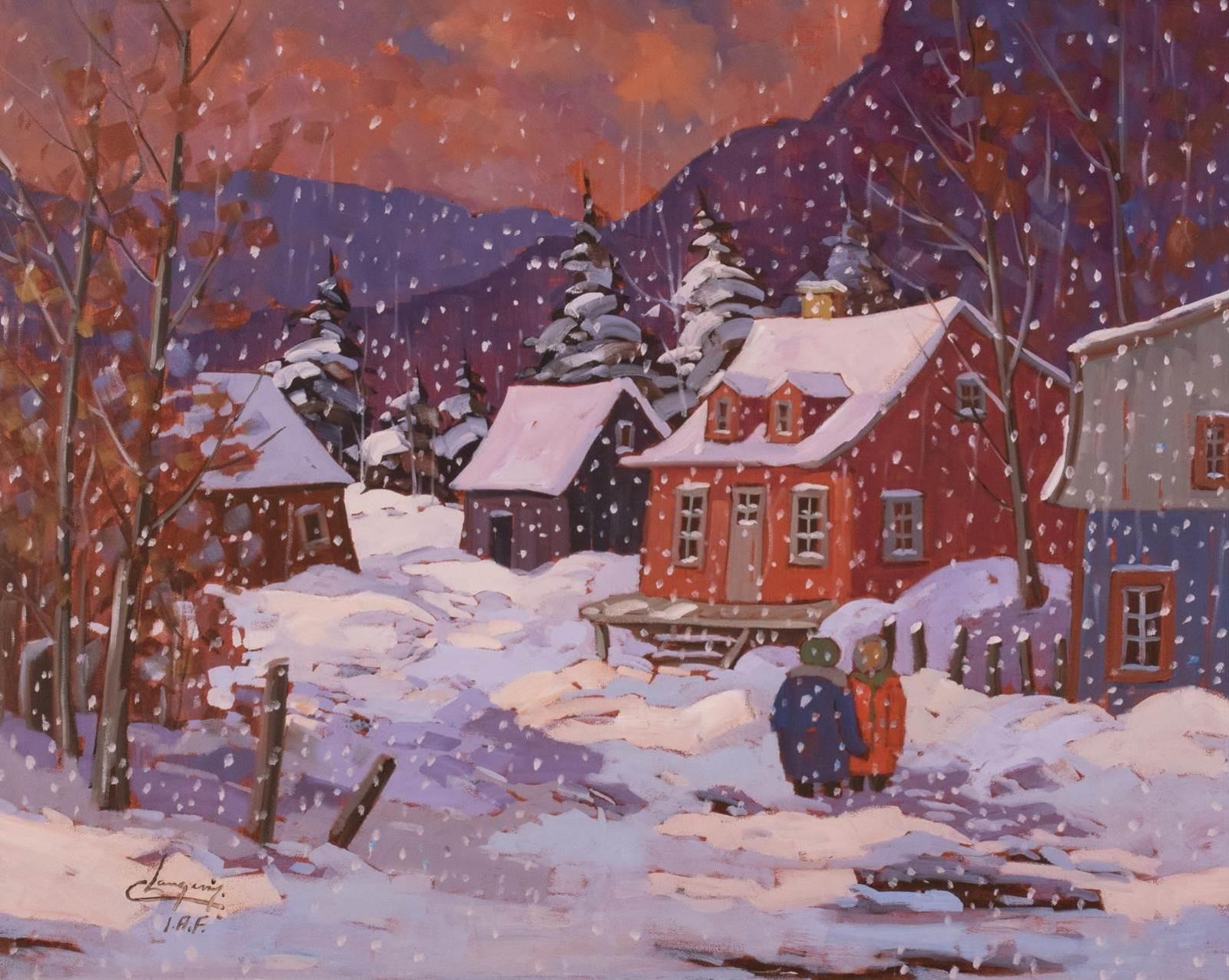 Claude Langevin (1942) - Debut De Tempete (Heavy Snow In The Laurentides)