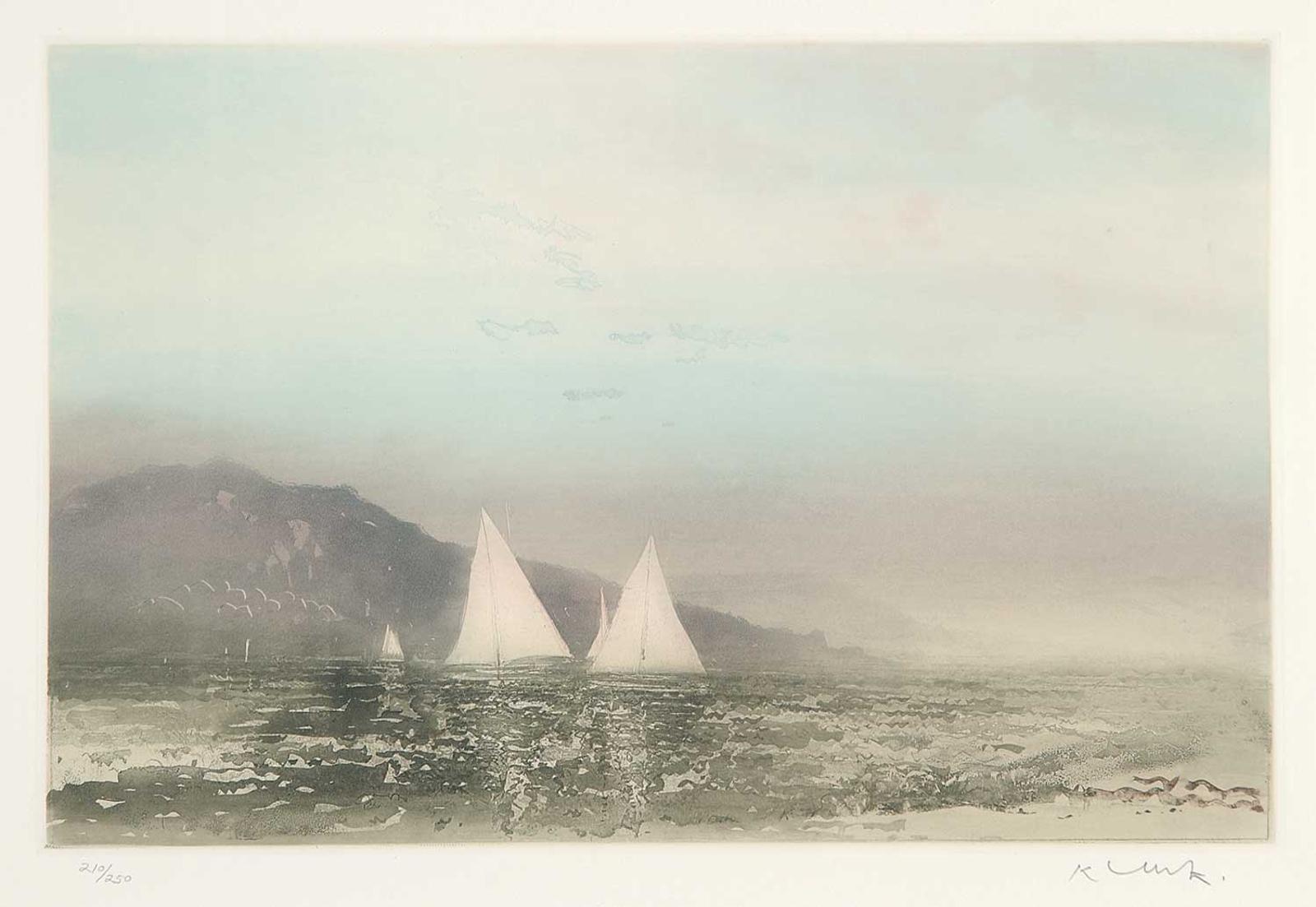 Kaiko Moti (1921-1989) - Under Sail  #210/250