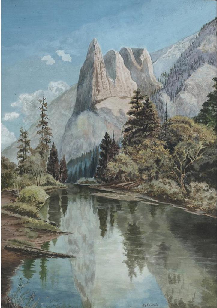 Washington Frederick Friend (1820-1886) - Lake And Mountains