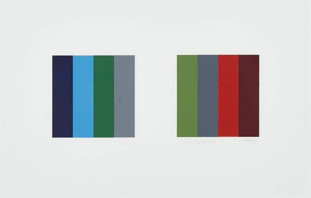 Jaan Poldaas (1948-2018) - Twelve Colour Pair, Study
