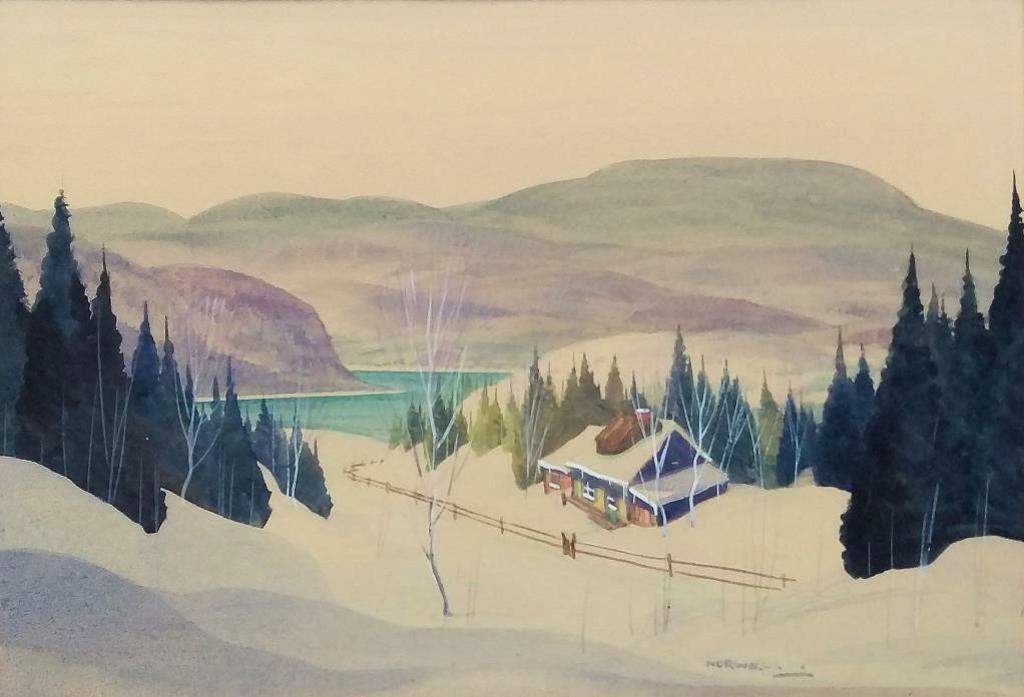Graham Norble Norwell (1901-1967) - Snow Covered Cabin