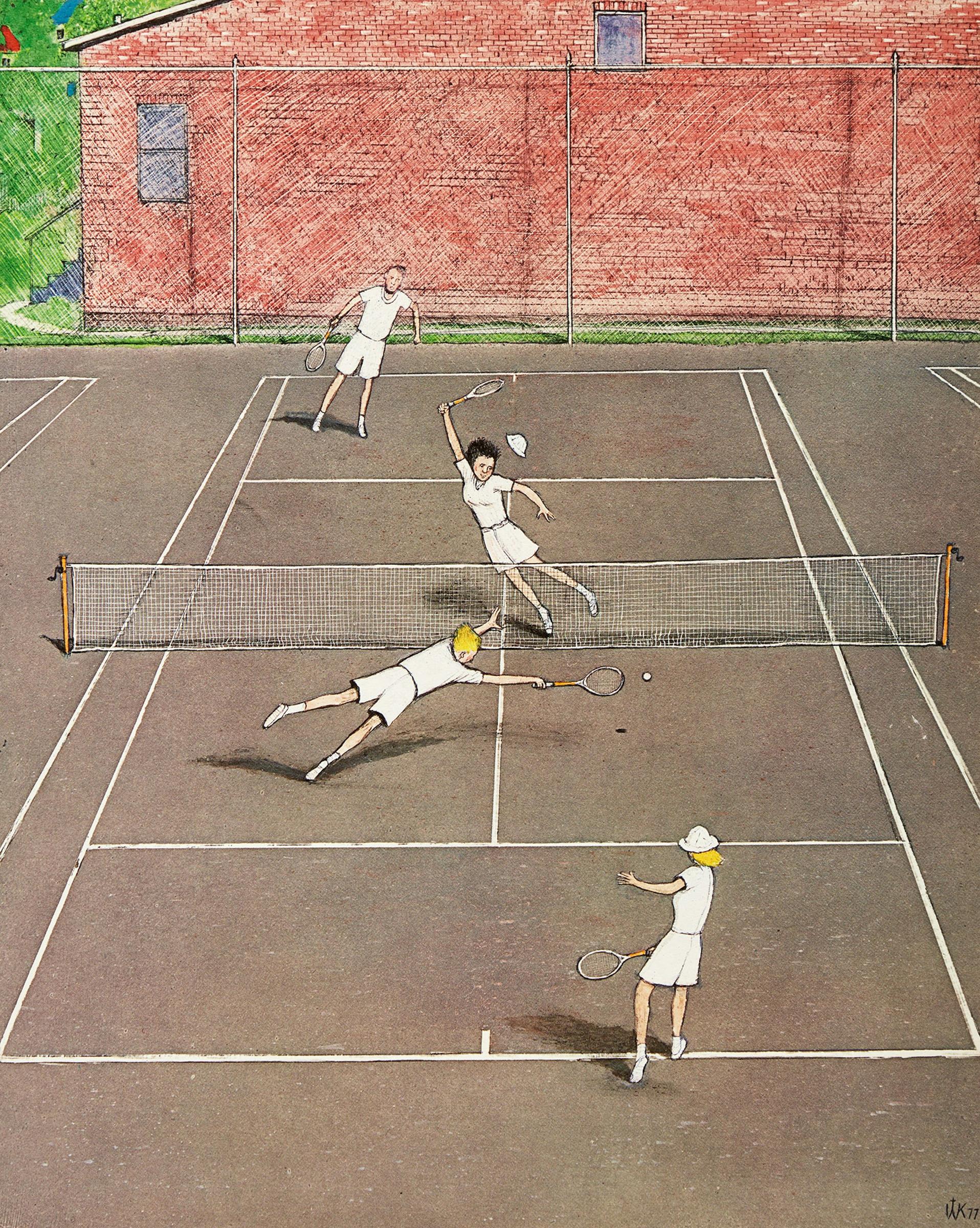 William Kurelek (1927-1977) - Tennis