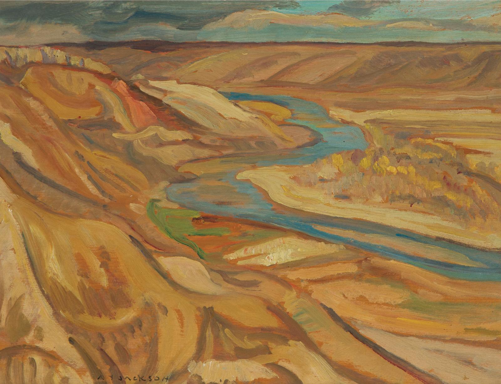 Alexander Young (A. Y.) Jackson (1882-1974) - Old Man River, Alberta