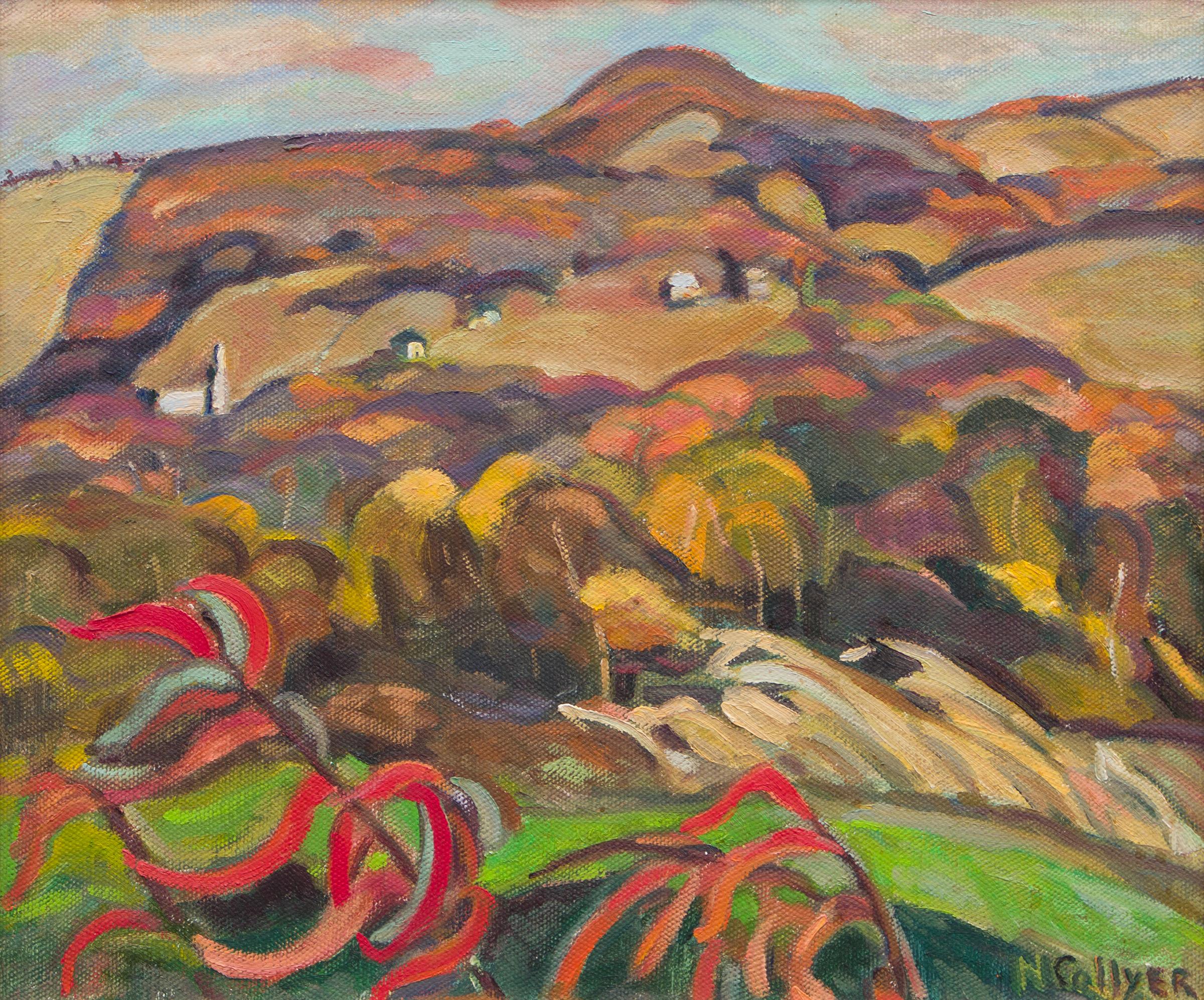 Nora Frances Elisabeth Collyer (1898-1979) - Foster Hills, Autumn, 1967