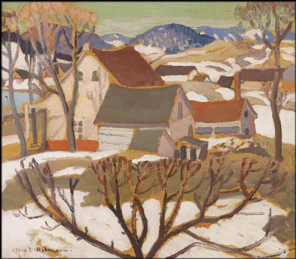 Albert Henry Robinson (1881-1956) - A Village in Winter