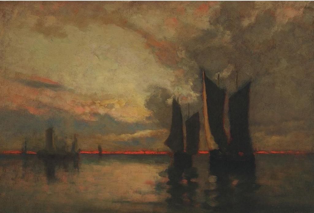 John A. Hammond (1843-1939) - Fishing Boats, Bay Of Fundy