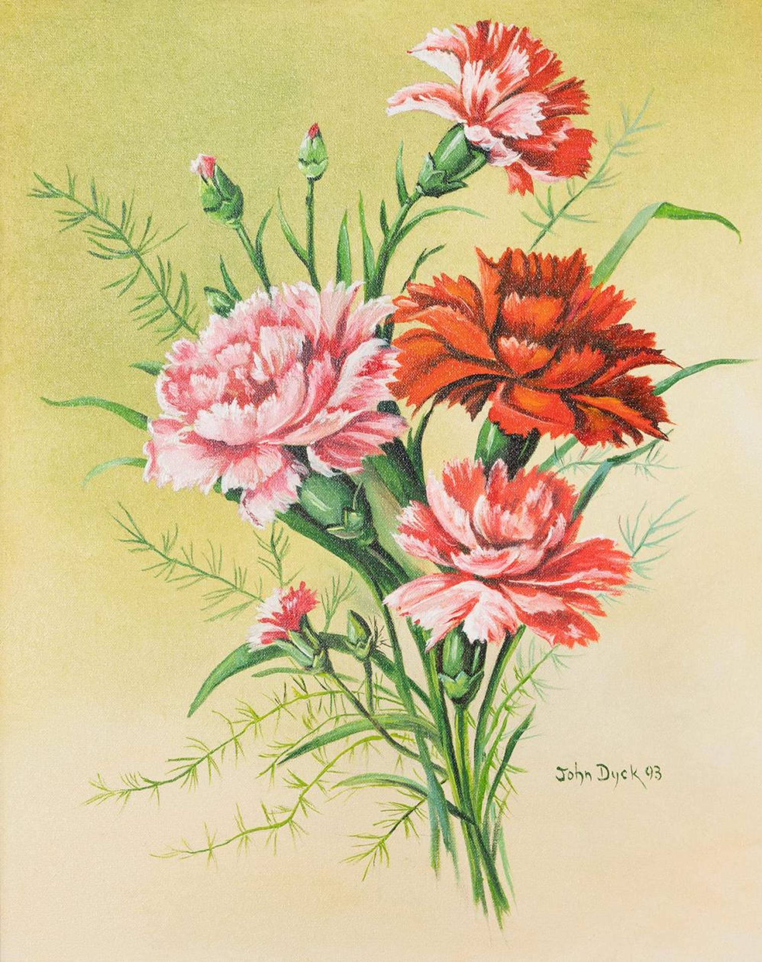 John Dyck (1921-2005) - Carnations