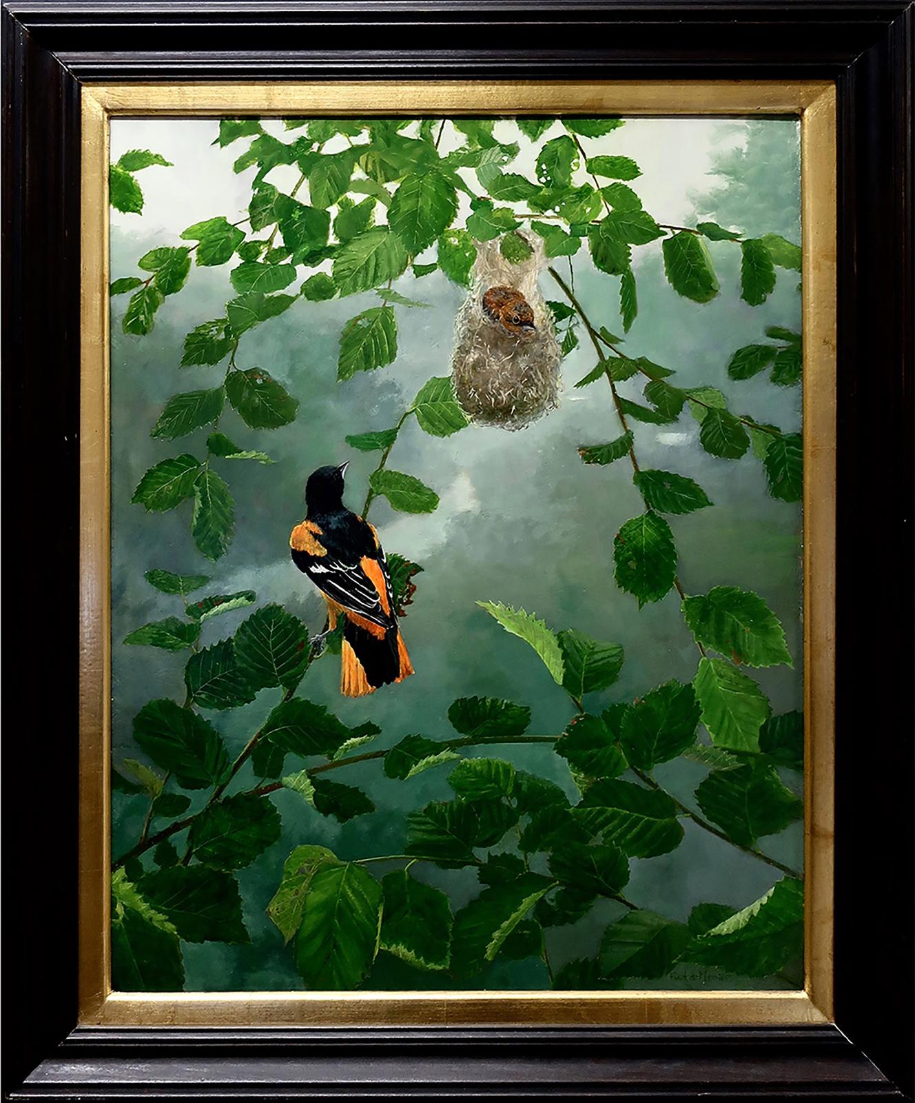 Frank Alberto de Matteis (1952) - Untitled (Oriole Watching Young)