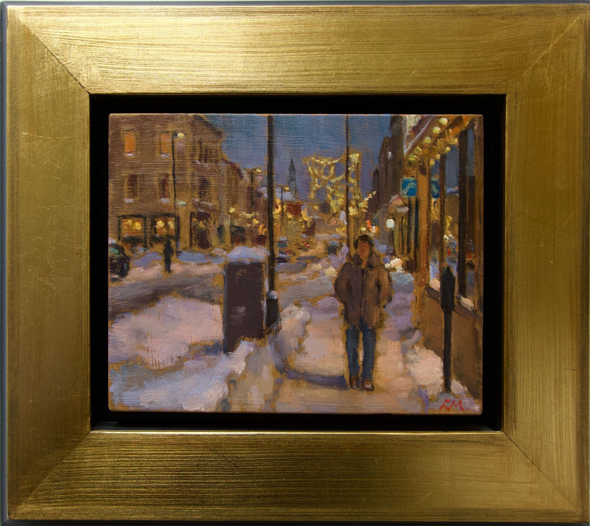 Richard Montpetit (1950) - Jeux De Lumière Rue Mt-Royal