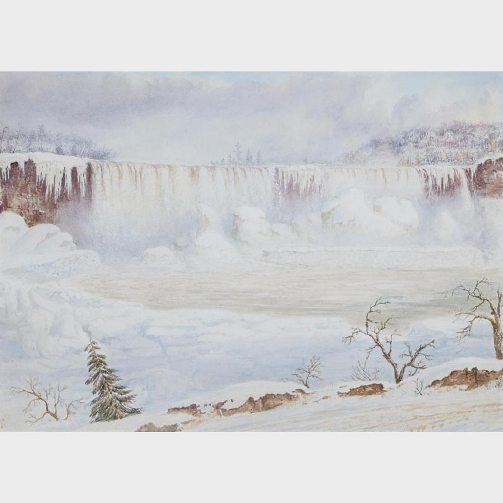 John Herbert Caddy (1801-1883) - American Fall, Niagara From Near The Ferry