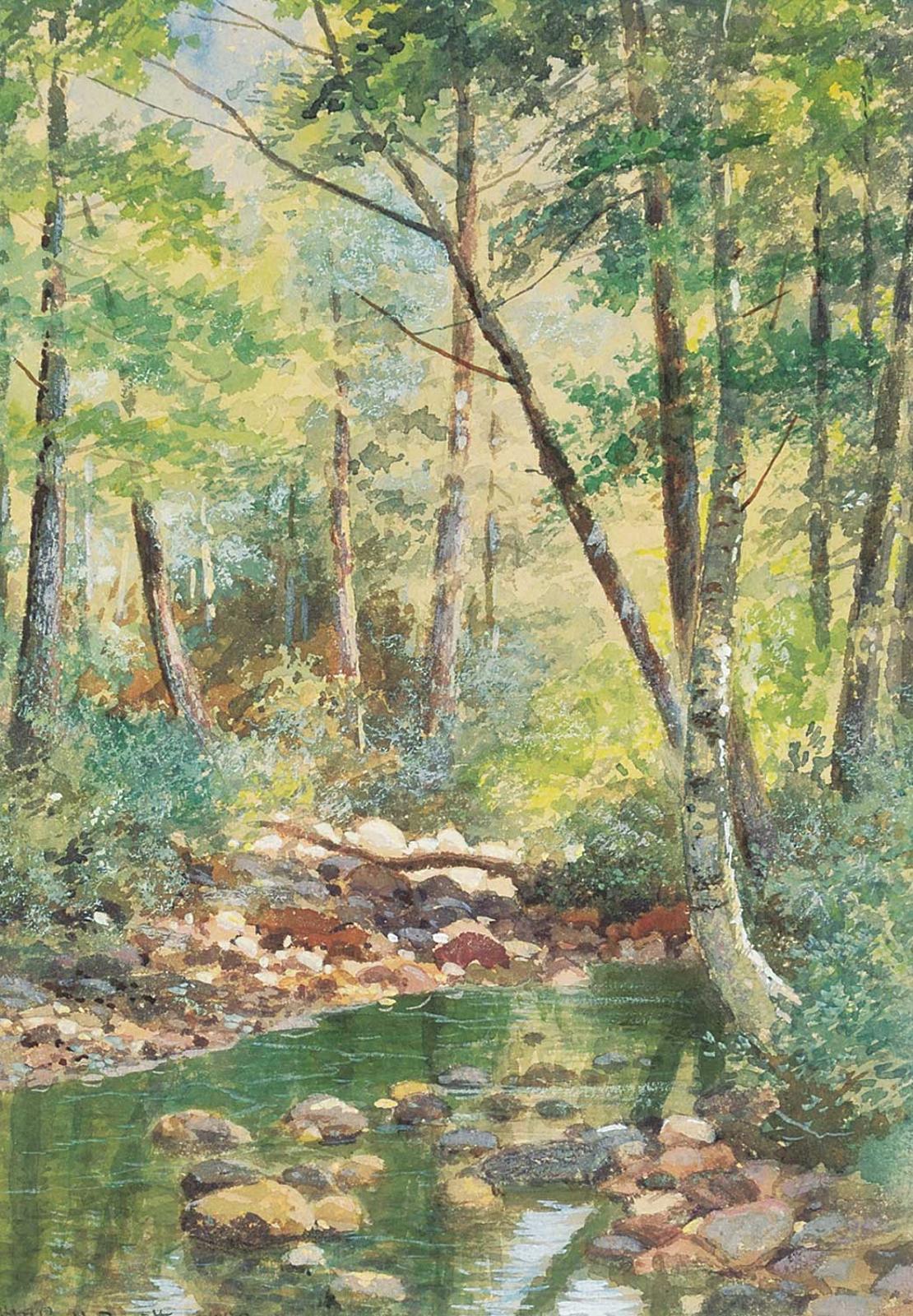 Frederic Martlett Bell-Smith (1846-1923) - In the Woods at North Conway, N.H.