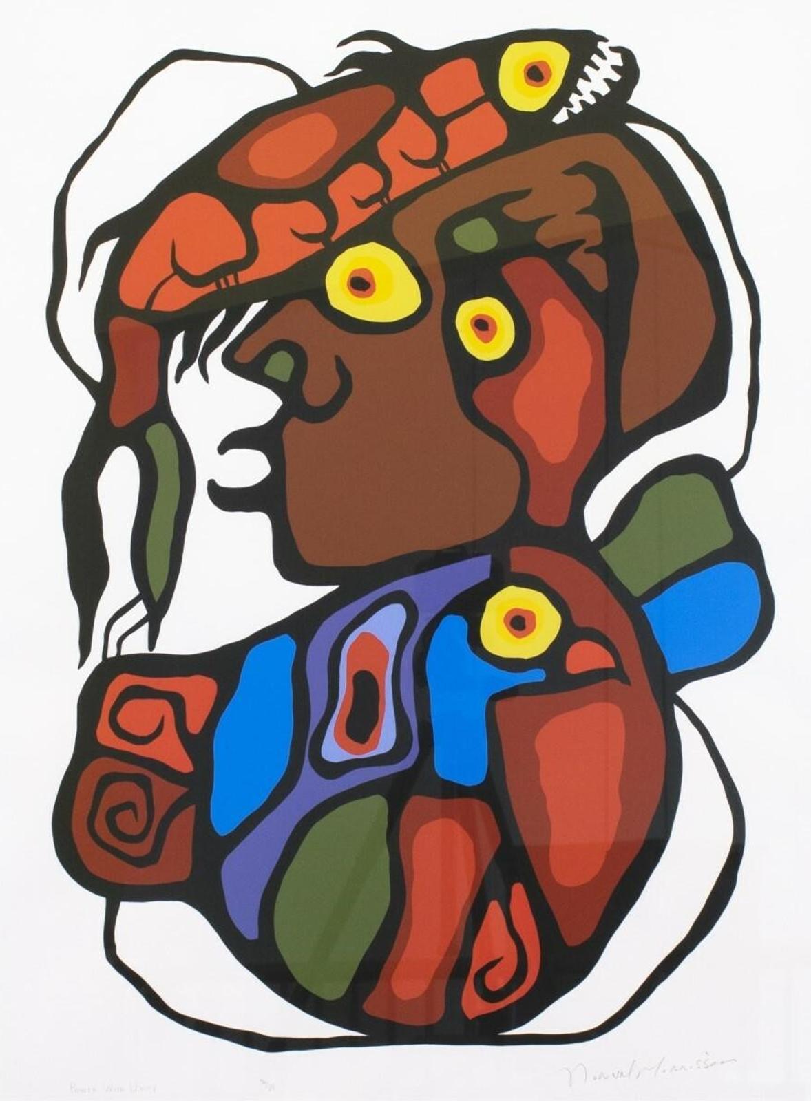 Norval H. Morrisseau (1931-2007) - Power With Unity