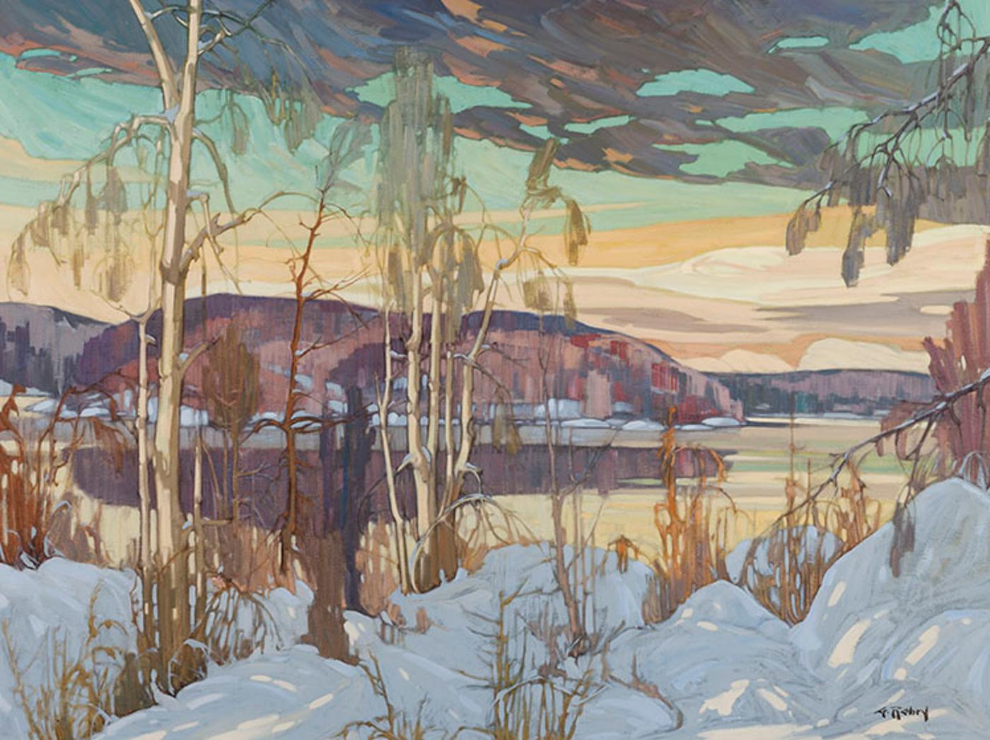 Gaston Rebry (1933-2007) - Première neige à Sakakomi, Québec