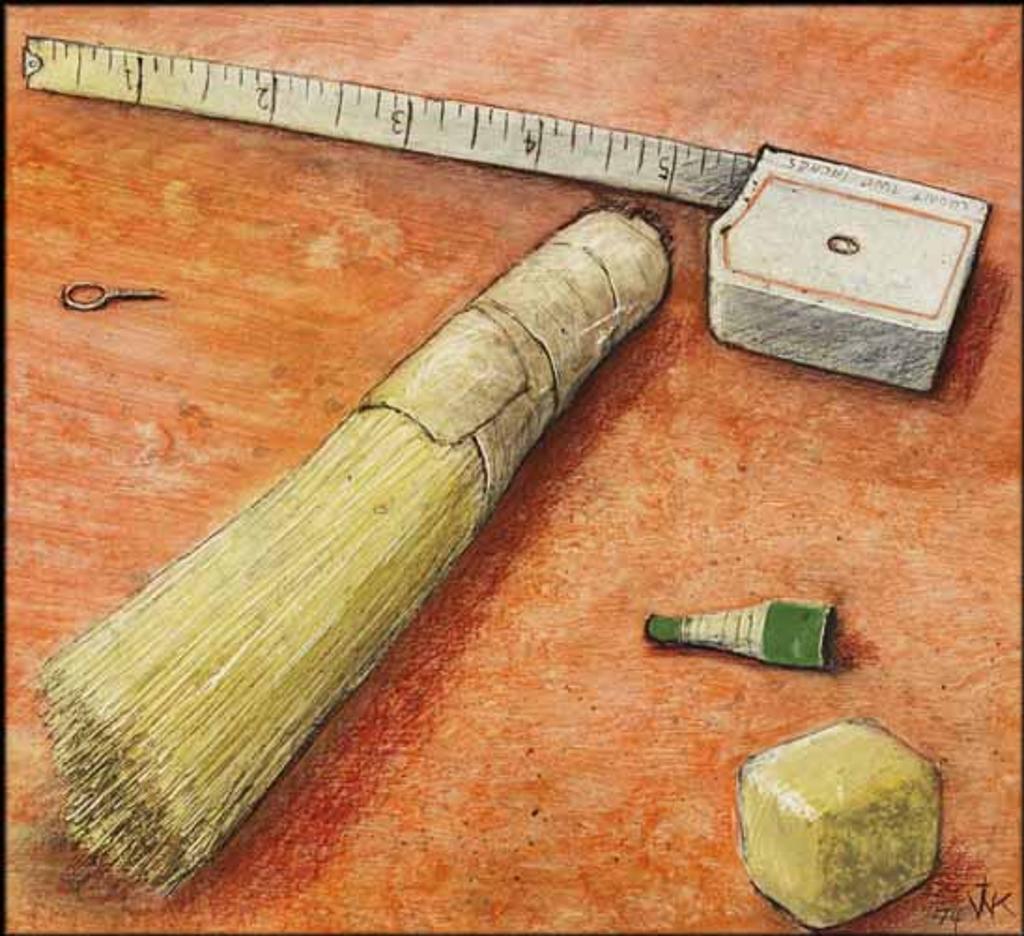 William Kurelek (1927-1977) - Untitled (Framer's Tools)