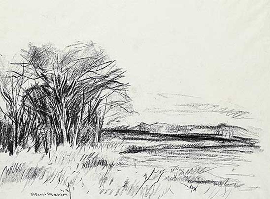 Henri Leopold Masson (1907-1996) - Untitled - Winter Sketch