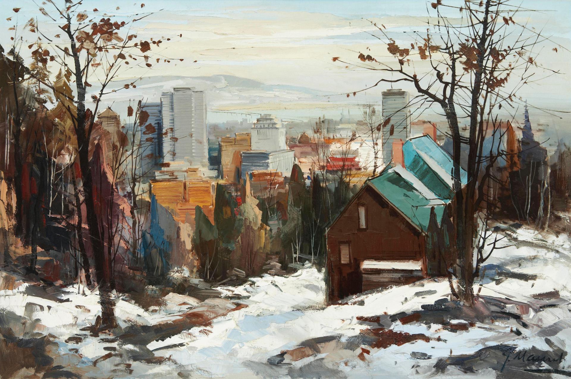 Geza (Gordon) Marich (1913-1985) - A View of Montreal