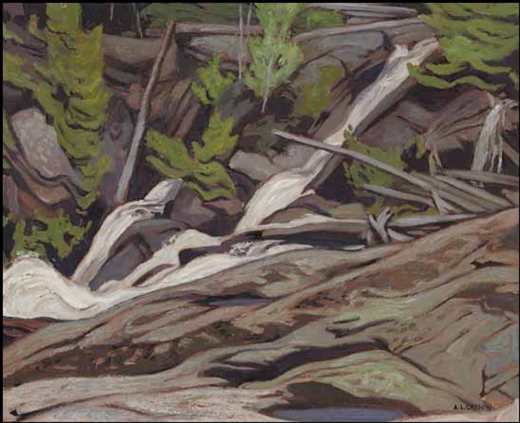 Alfred Joseph (A.J.) Casson (1898-1992) - High Falls on the York River