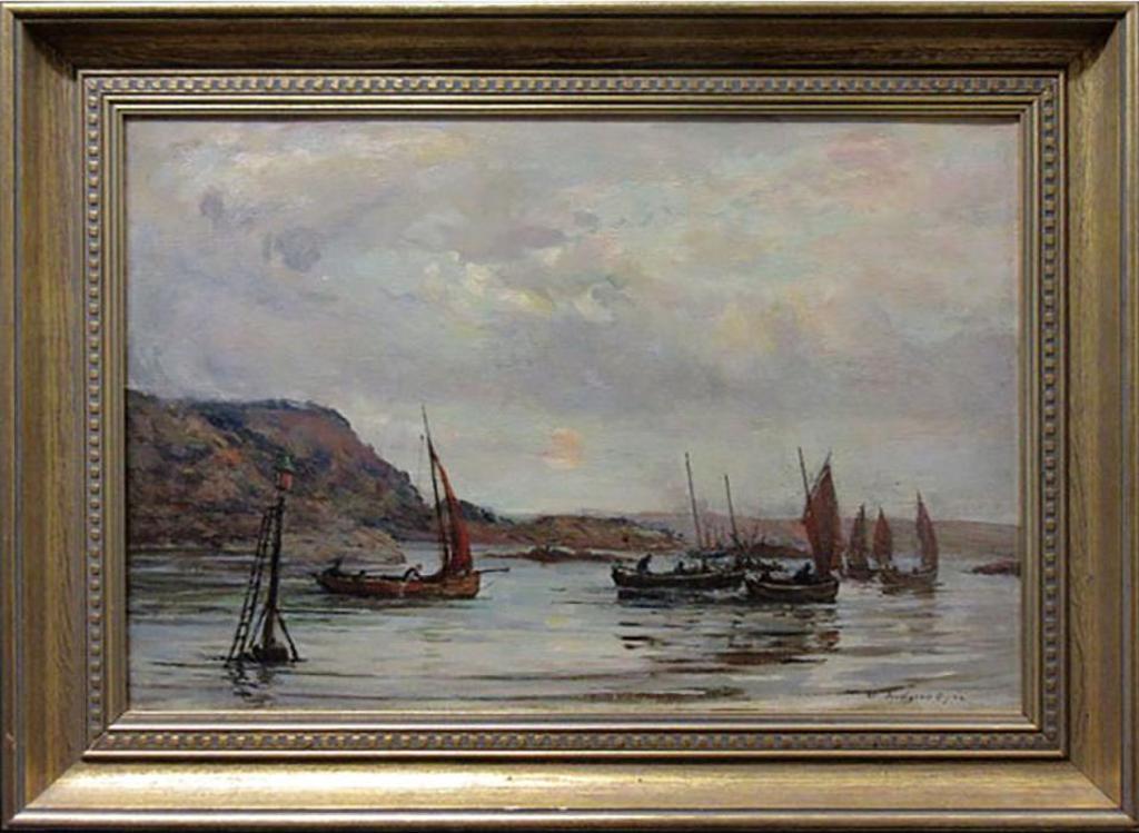 William Snodgrass Bryce (1866-1944) - Fishing Scene