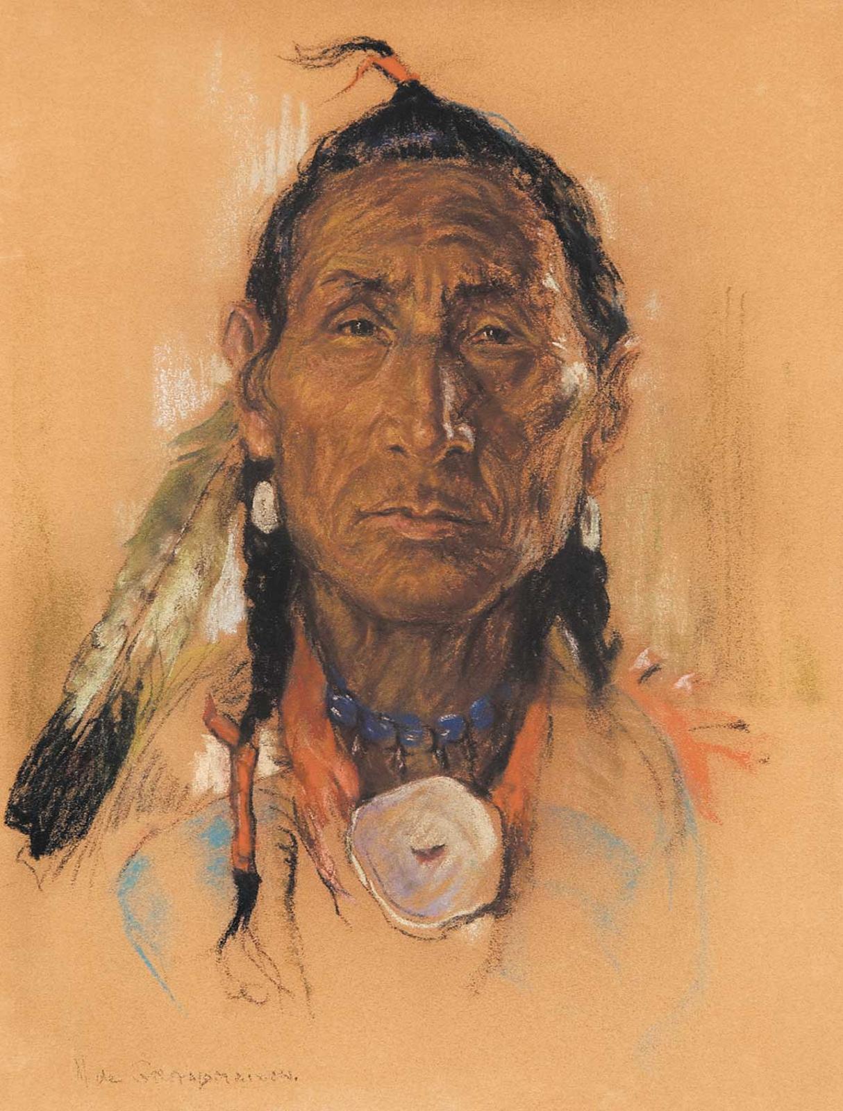 Nicholas (Nickola) de Grandmaison (1892-1978) - Untitled - Indian Chief