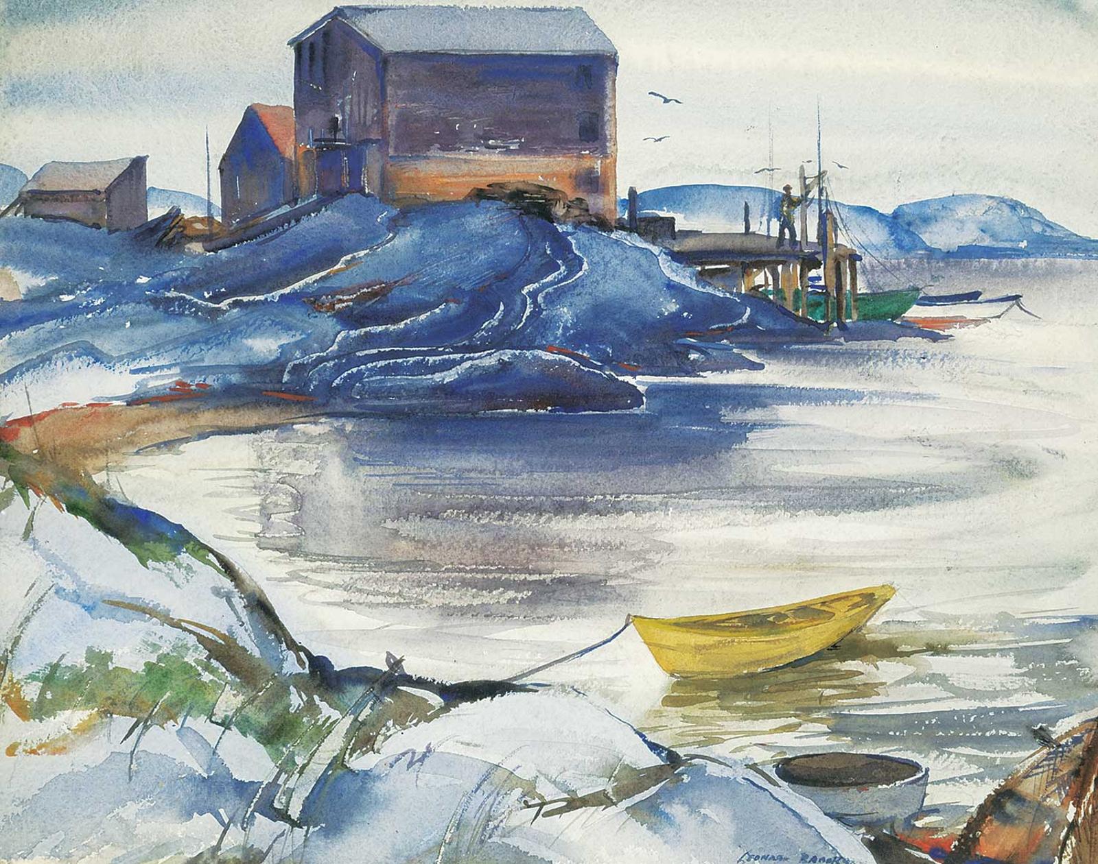 Frank Leonard Brooks (1911-1989) - Blue Rocks, Nova Scotia