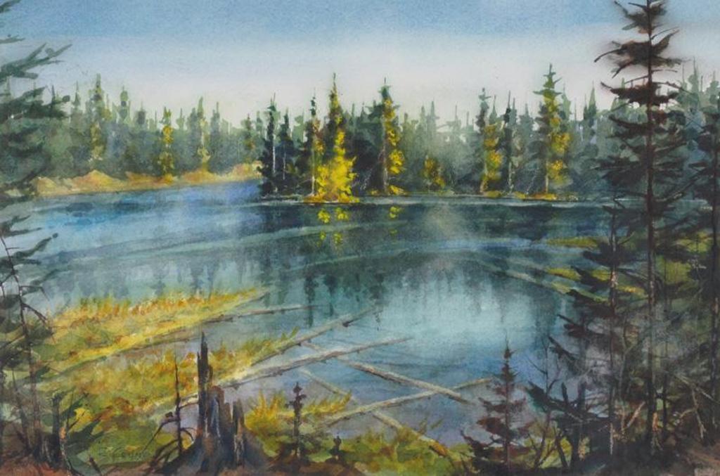 Rick Crump (1944) - Autumn River Landscape