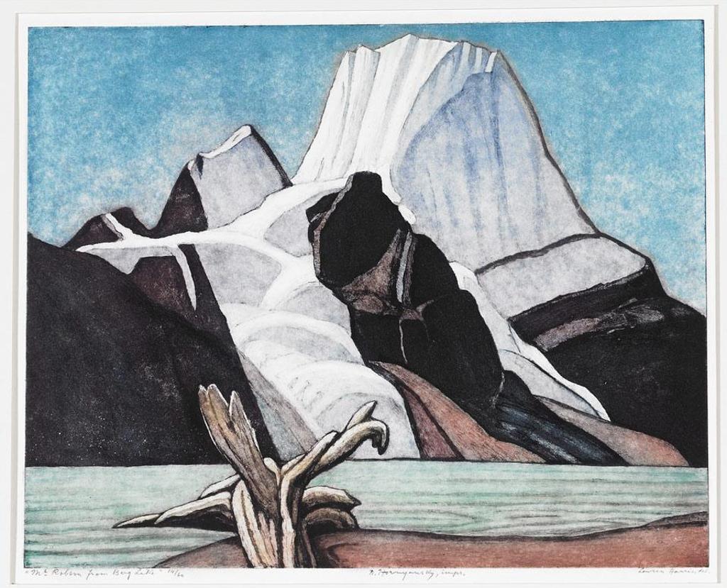 Nicholas Hornyansky (1896-1965) - Mount Robson From Berg Lake