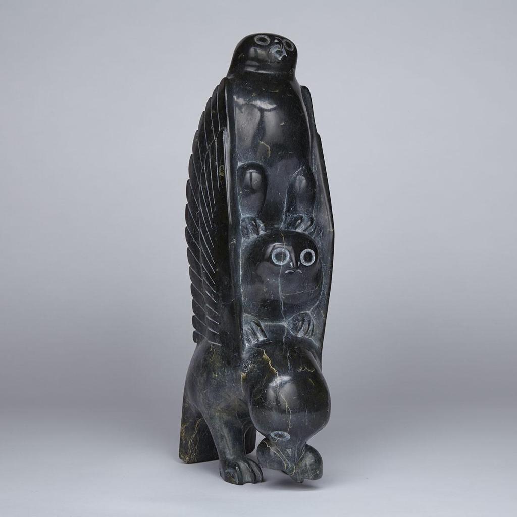 Paulassie Pootoogook (1927-2006) - Bird Totem