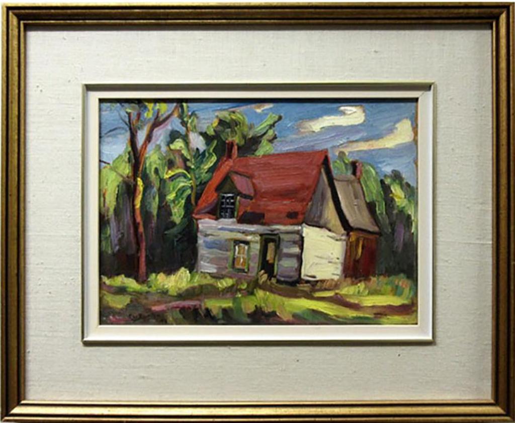 Ralph Wallace Burton (1905-1983) - Old Homestead (Fall Landscape)