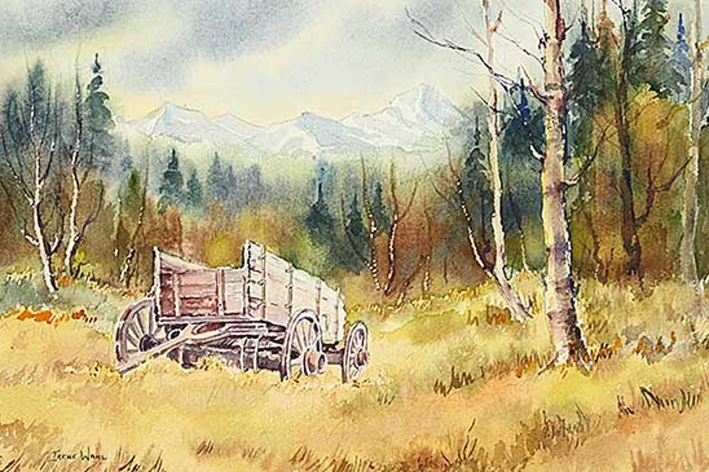 Irene Wahl (1927-2022) - Untitled - Old Wagon