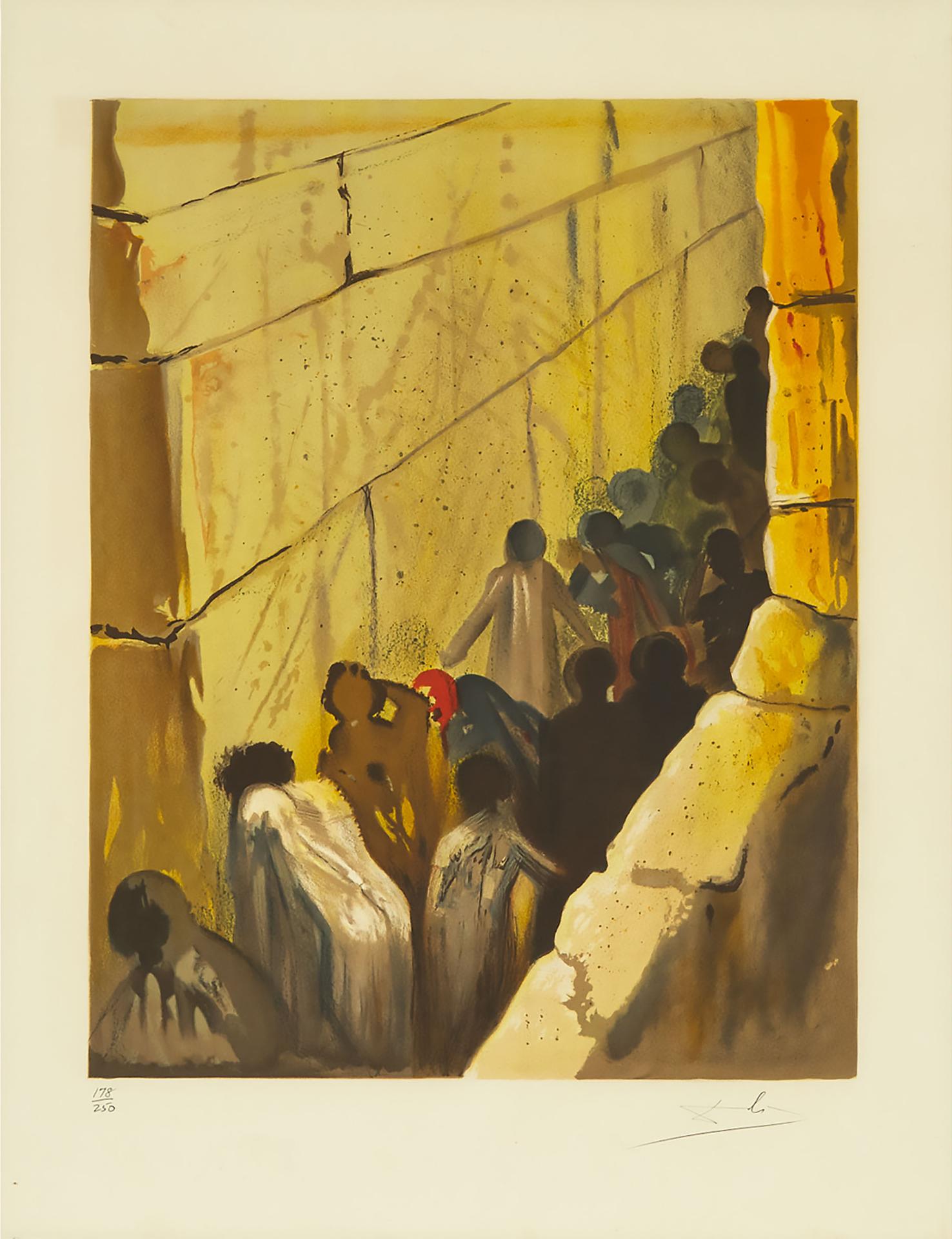 Salvador Dalí (1904-1989) - The Wailing Wall (From 