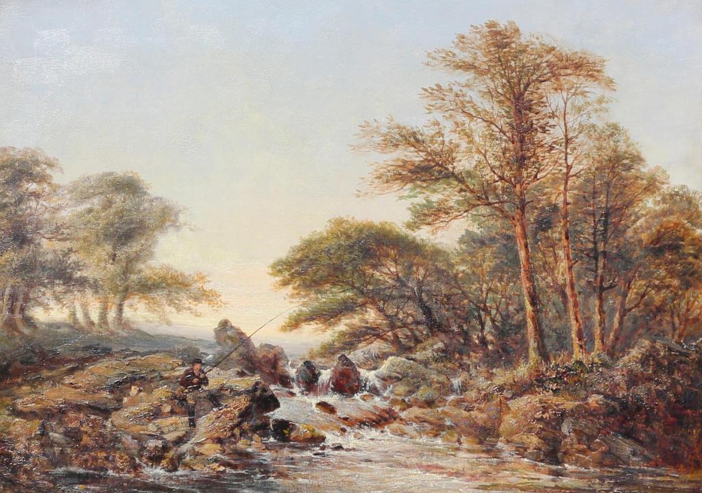 John Greville Fennell (1807-1885) - Moorland Stream, Cumberland