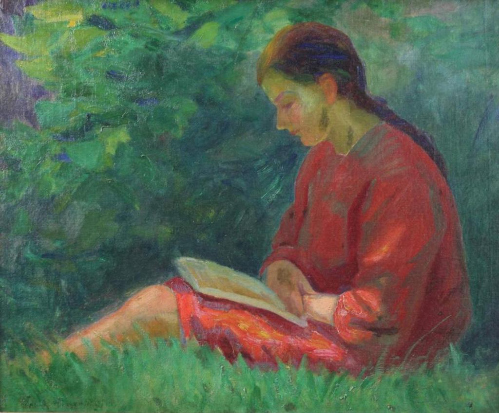 Franklin Milton Armington (1876-1941) - Seated Woman Reading