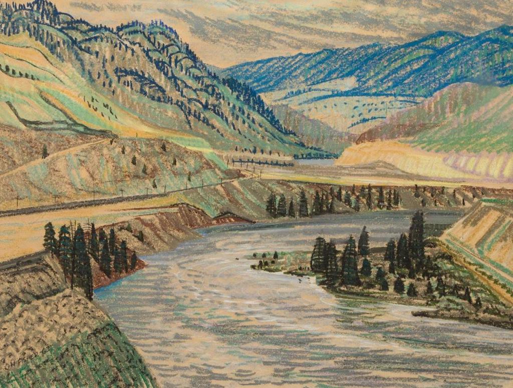 Orville Norman Fisher (1911-1999) - Fraser River Canyon