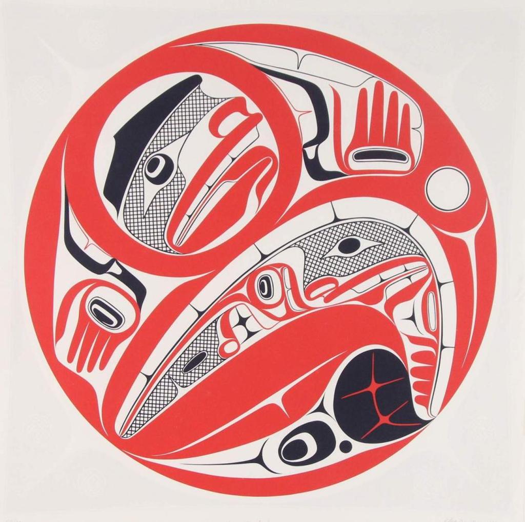 Robert Davidson and Sara Davidson (1946) - Front Eagle Drum