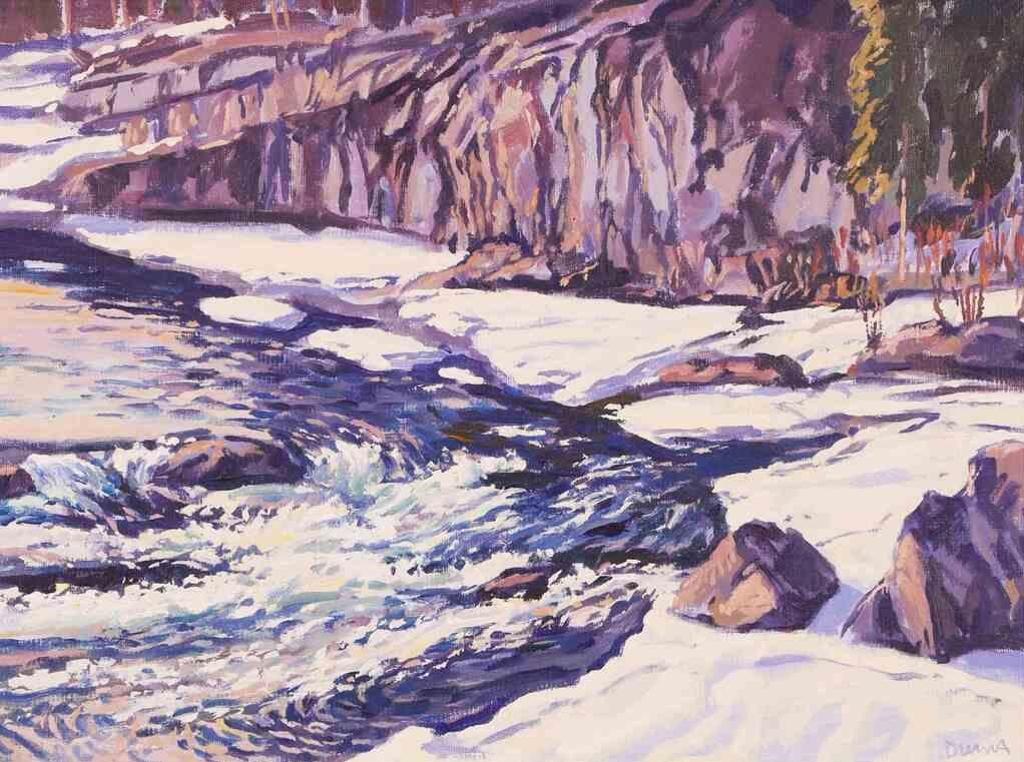 William (Bill) Duma (1936) - Above Elbow Falls; 1981