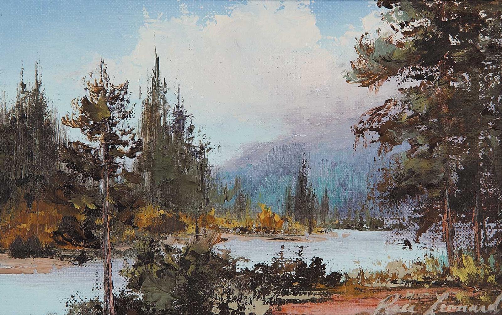 Rose Leonard (1916-2005) - Untitled - Mountain Lake
