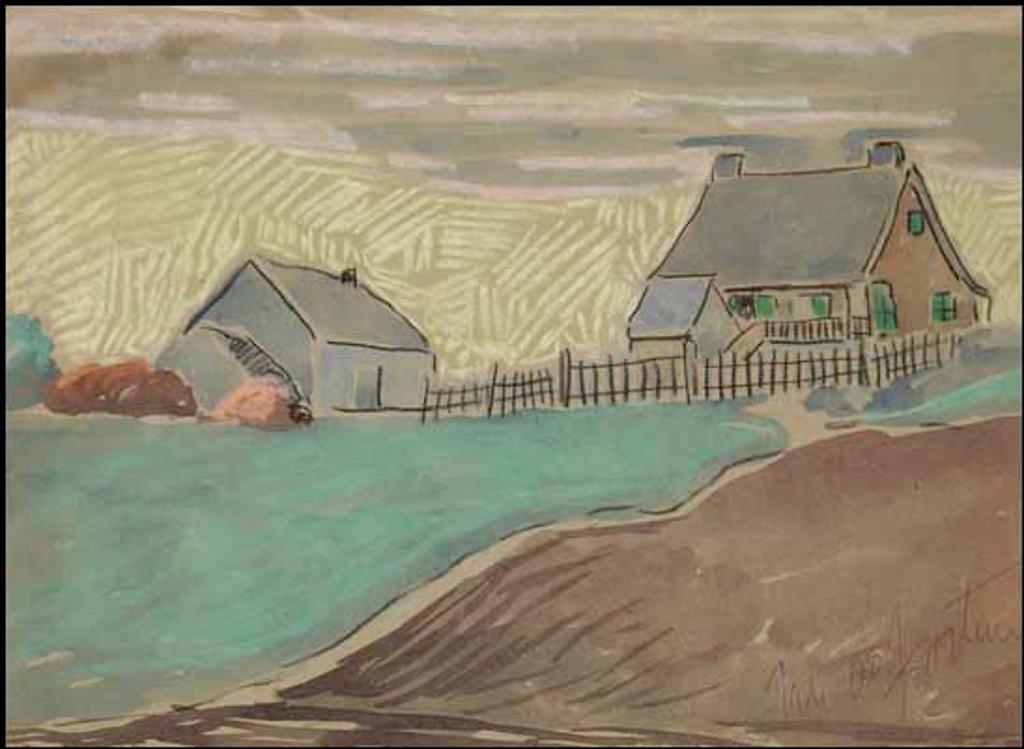 Marc-Aurèle Fortin (1888-1970) - Paysage à Ste-Rose