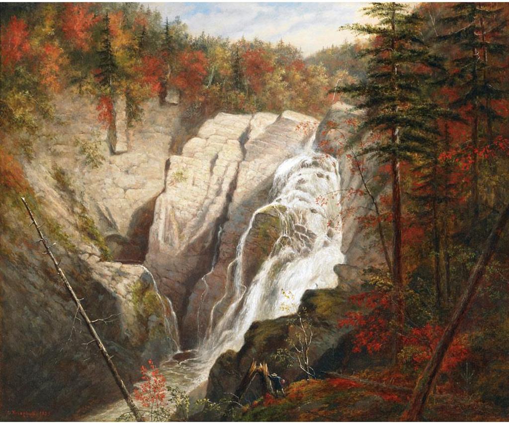 Cornelius David Krieghoff (1815-1872) - The St. Anne Falls