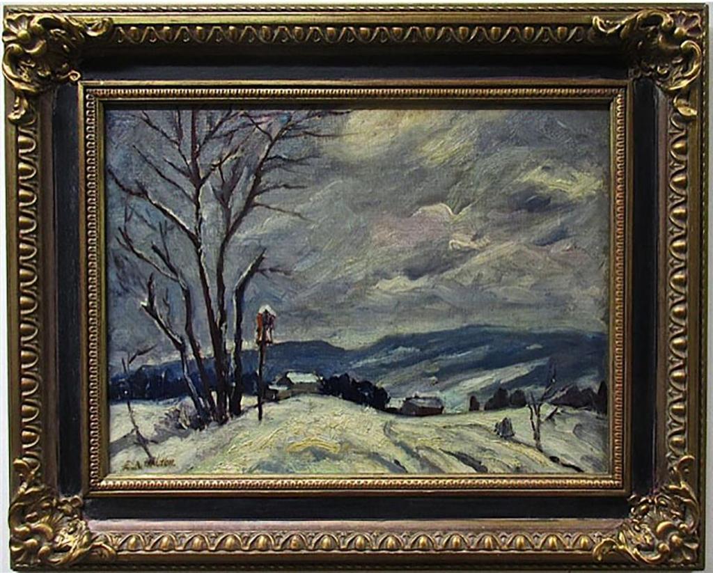 Ernest Alfred Dalton (1887-1963) - A Wintery Evening
