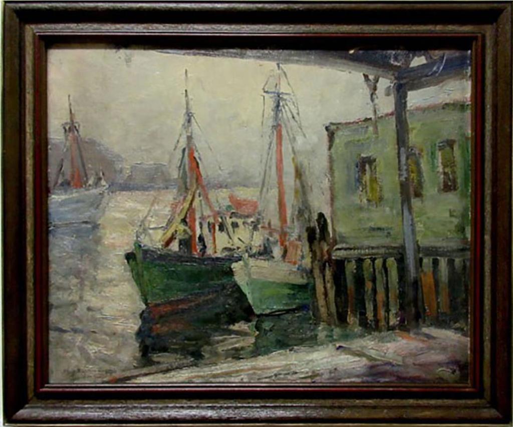 William John Hopkinson (1887-1970) - Harbour Study