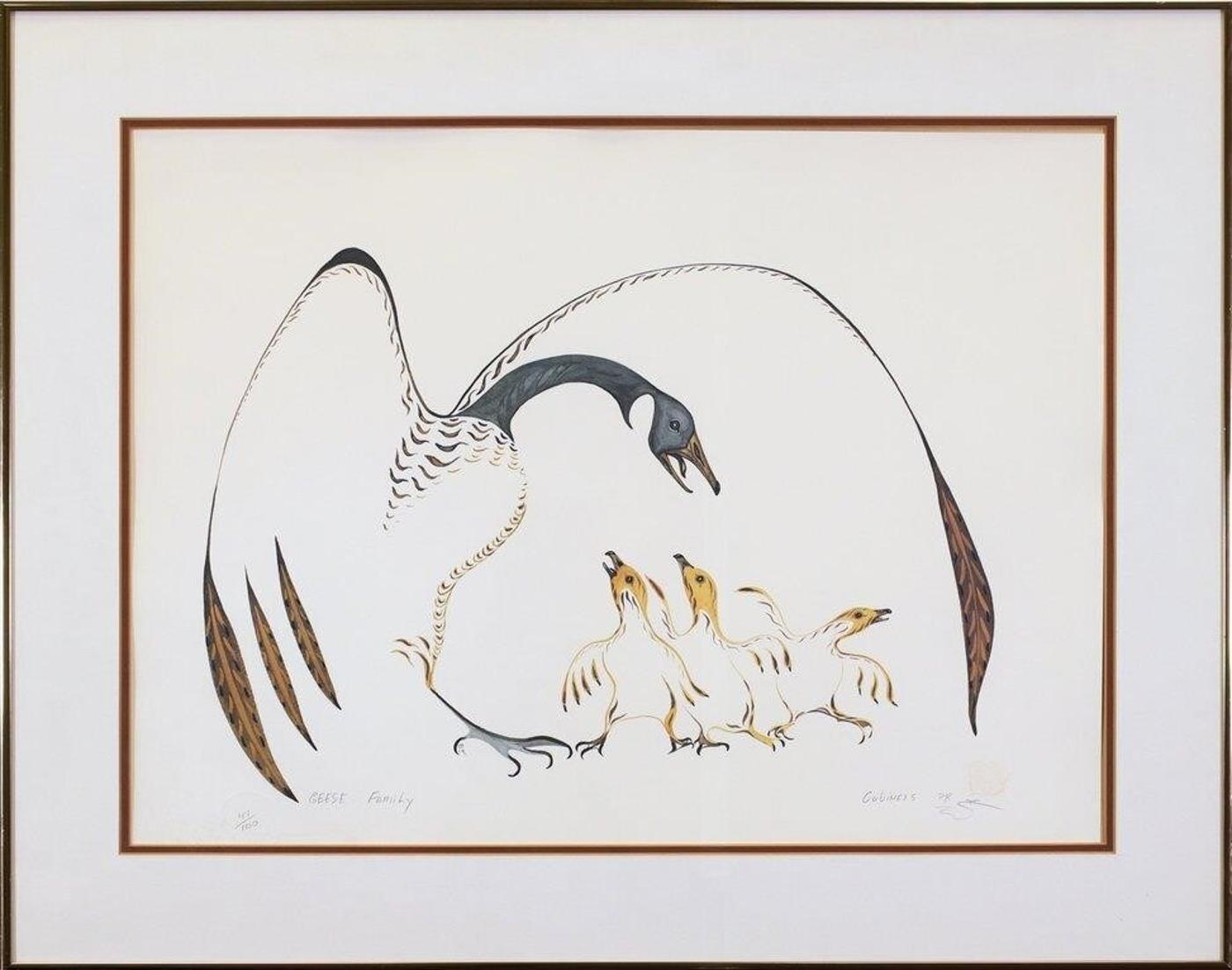 Eddy Cobiness (1933-1996) - Geese; 1978; ed. #47/100