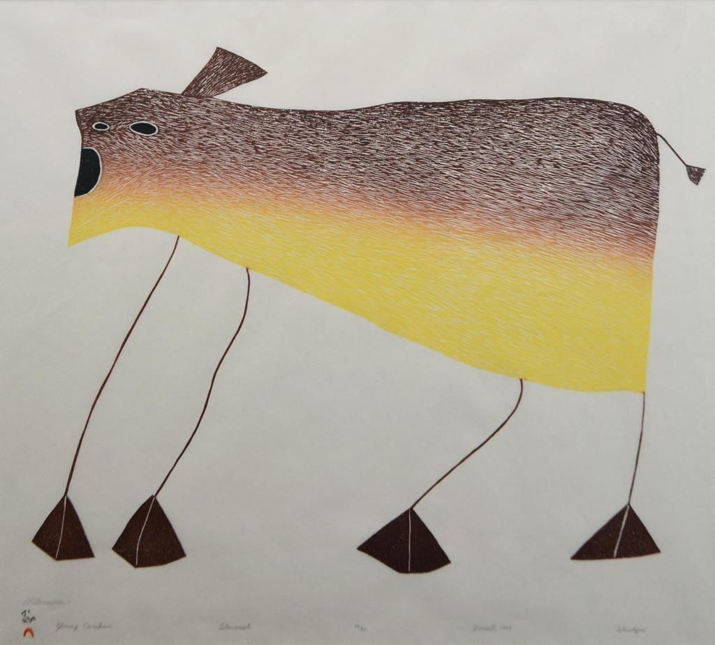 Sheojuk Etidlooie (1932-1999) - Young Caribou